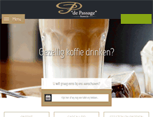 Tablet Screenshot of brasseriedepassage.nl